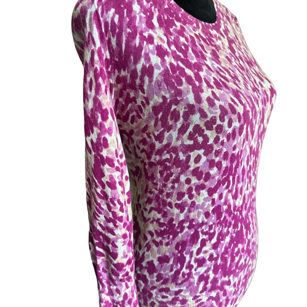 Banana Republic Pink and Cream Patterned Sweater - Picture 4 of 5